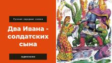 Два Ивана — солдатских сына  слушать аудиокнигу онлайн бесплатно